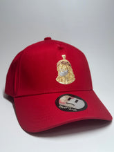 Load image into Gallery viewer, Red Jesus Piece SnapBack
