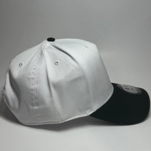 Load image into Gallery viewer, White &amp; Black Jesus Piece SnapBack
